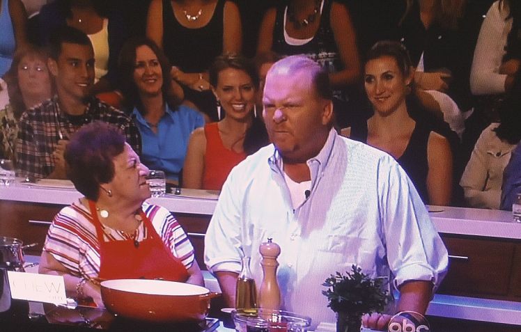 I am on the left behind Mario's head and Tara is on the right...