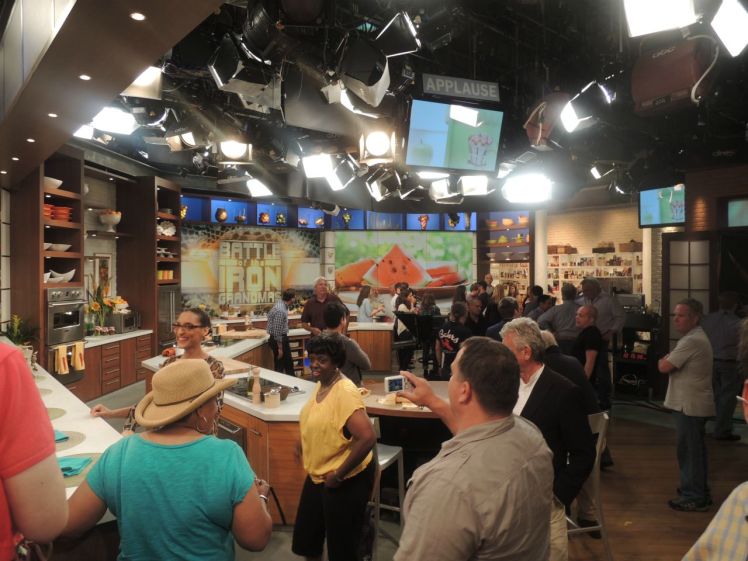 Top Chef Carla interacts with the audience after the show