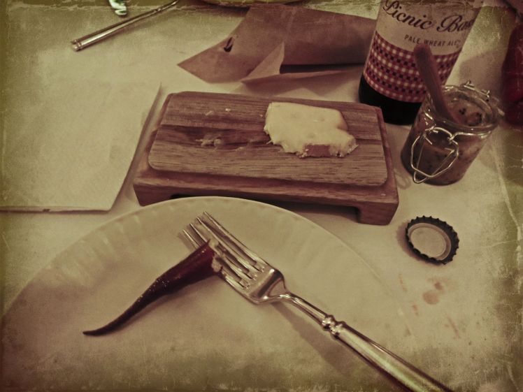 Cheese A washed rind also arrived with the picnic basket (my second favorite)